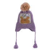 Kitti Kız Çocuk 1-4 Yaş Kulaklıklı Bere